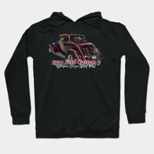 1934 Ford Custom 3 Window Coupe Street Rod Hoodie